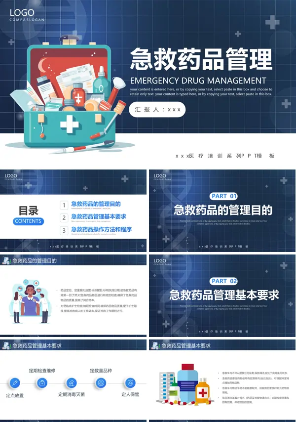 急救药品管理培训课件PPT