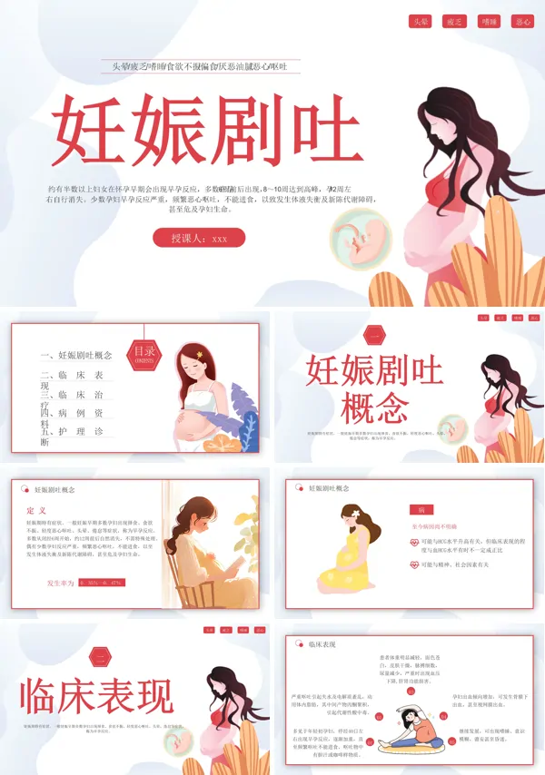 妊娠剧吐护理PPT含讲稿
