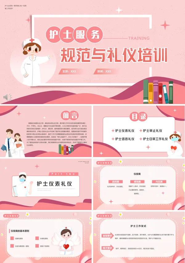 最新护士礼仪培训PPT课件