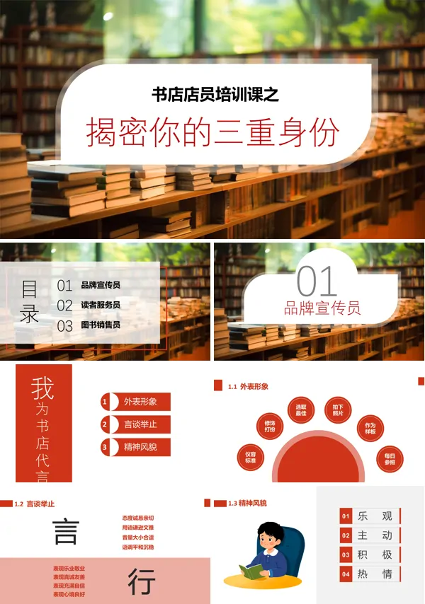 书店店员培训课程PPT