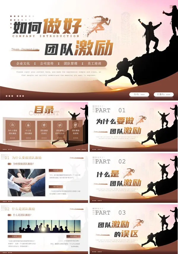 如何做好团队激励企业管理培训课件PPT