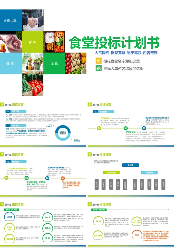 食堂投标计划书PPT下载课件