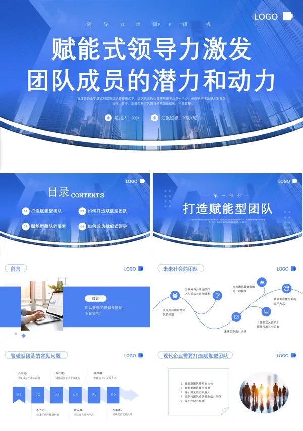 企业赋能式领导力激发团队成员的潜力和动力PPT培训