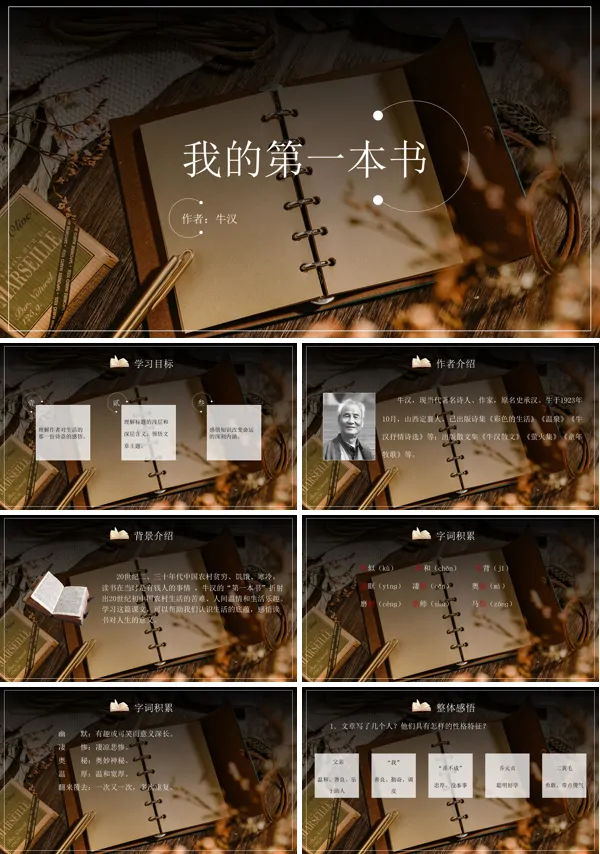 我的第一本书语文ppt课件