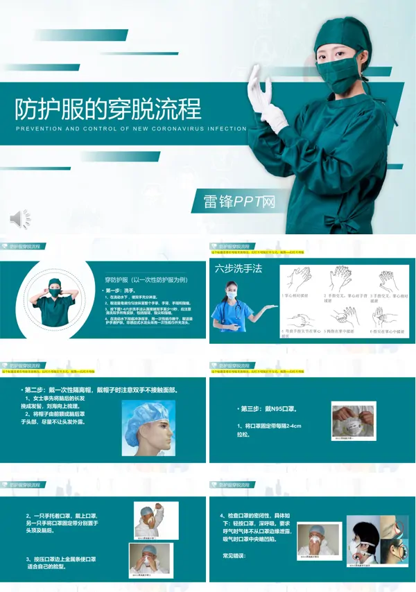 防护服穿脱流程ppt