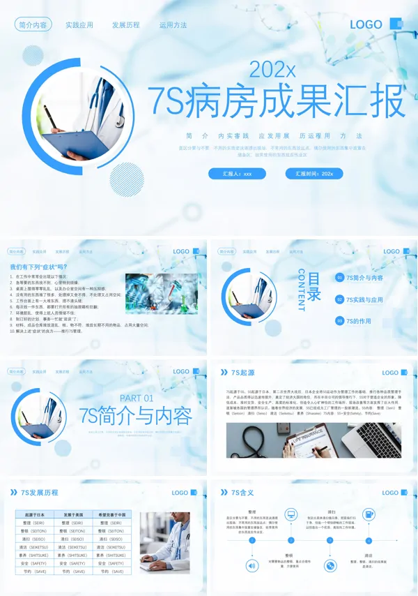 医院病房7S管理成果汇报PPT