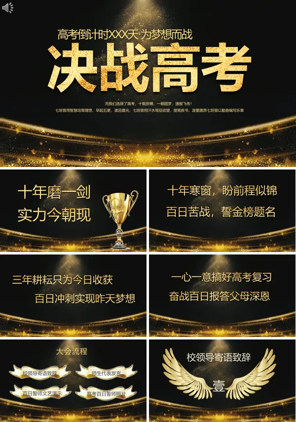 备战高考ppt