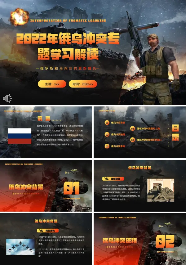 俄乌冲突介绍PPT课件