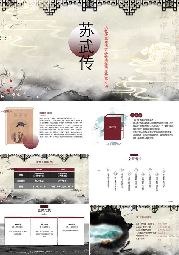 优质高中语文苏武传PPT课件