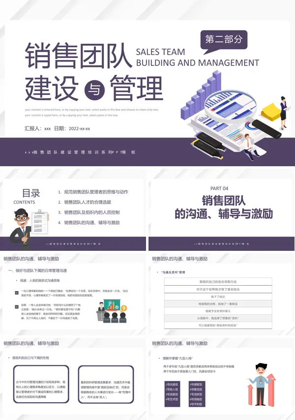 销售团队建设与管理培训课件第二部PPT下载模板