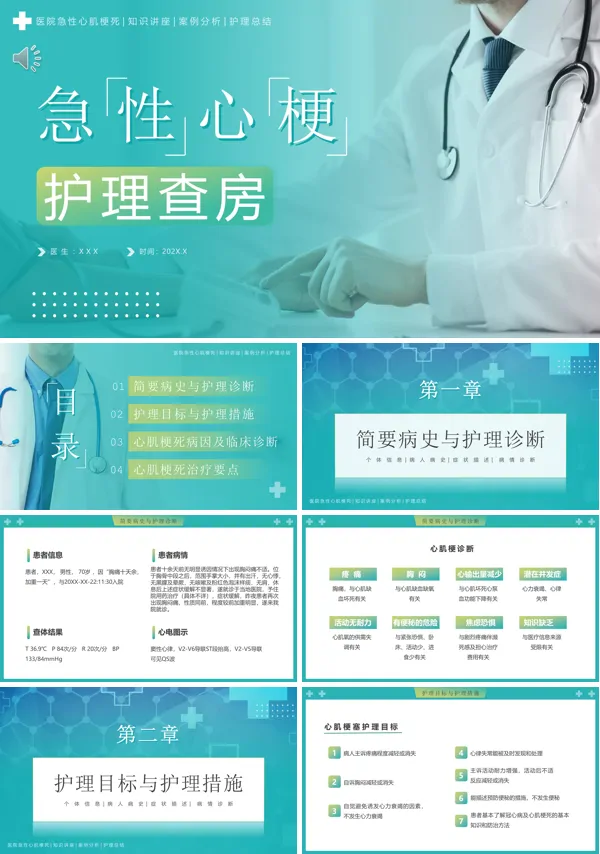 急性心梗护理查房PPT课件