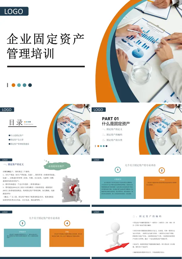 2023企业固定资产管理培训内容PPT模板