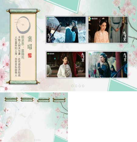 竖向卷轴动画人物介绍PPT【特效动画】模板