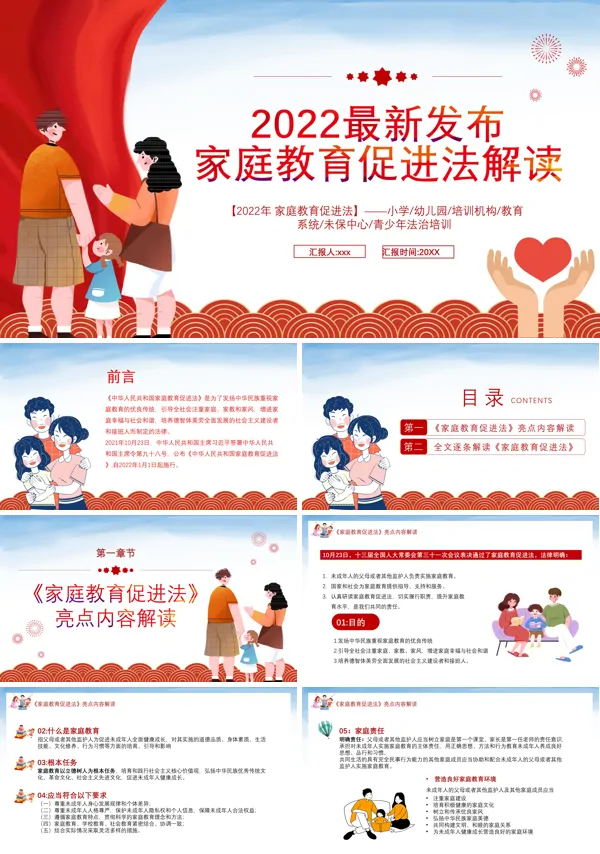 家庭教育促进法解读ppt课件