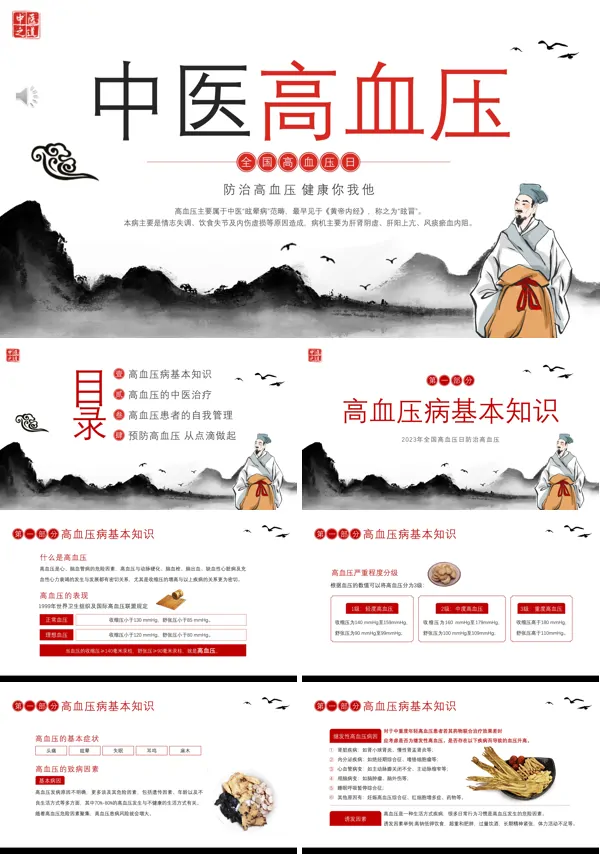 中医治疗高血压预防高血压PPT课件