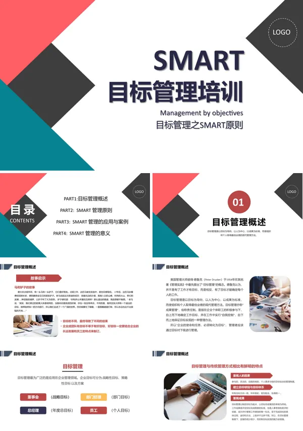目标管理培训PPT模板