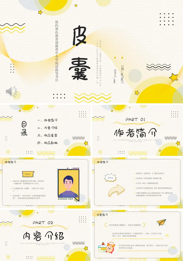 读书分享读书交流会《皮囊》课件PPT含讲稿