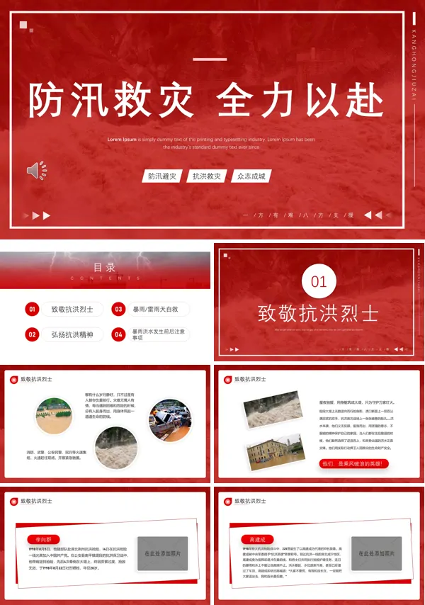 防汛抢险ppt