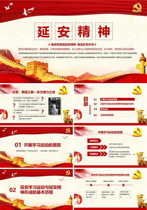 延安精神解读ppt课件