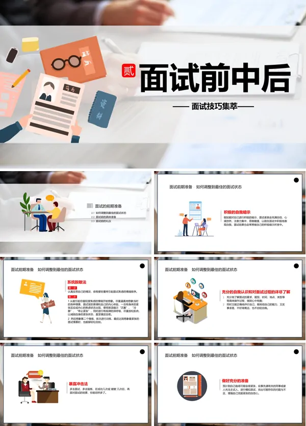 如何提高面试技巧PPT课件