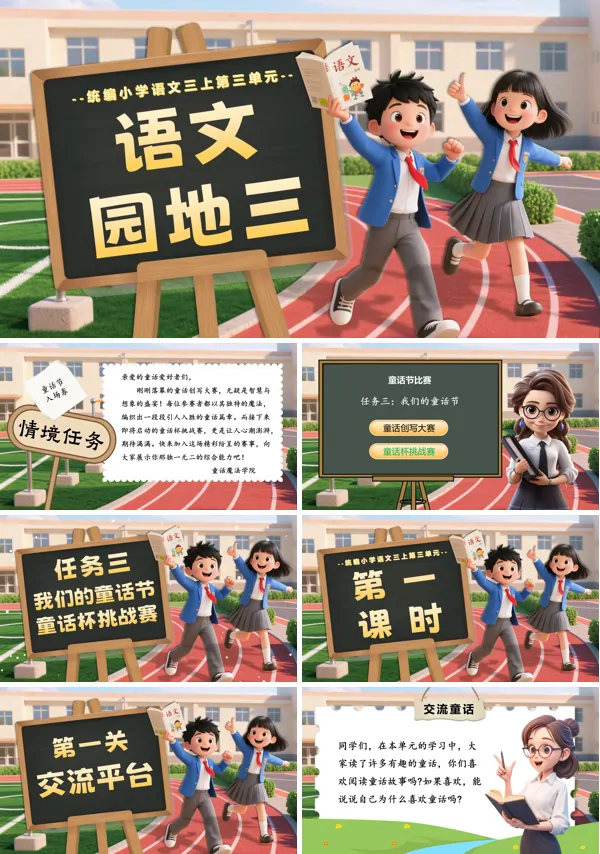 部编三年级语文上册《语文园地三》PPT课件含教案