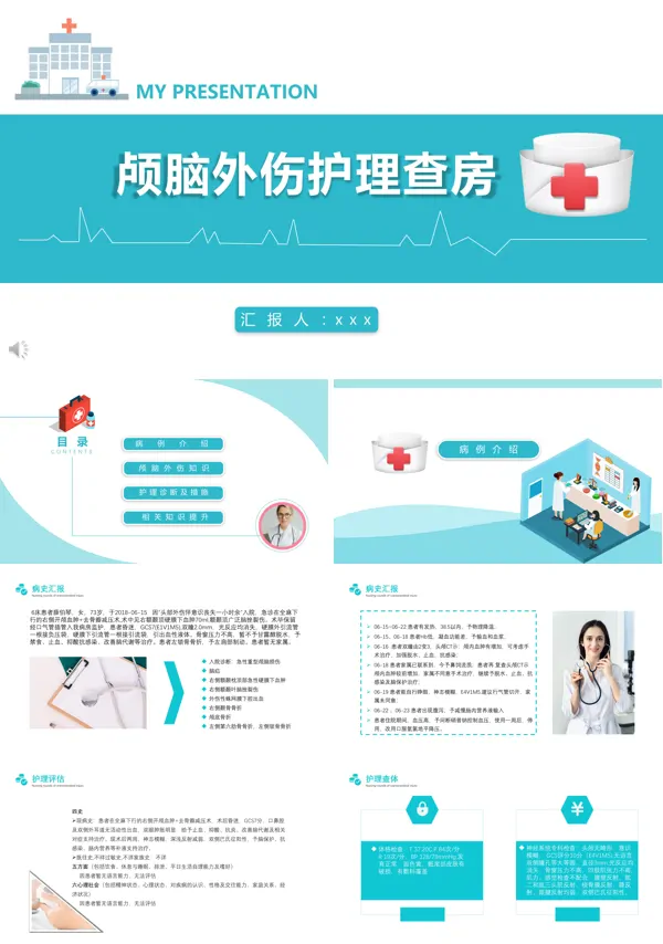 颅脑外伤护理查房PPT课件