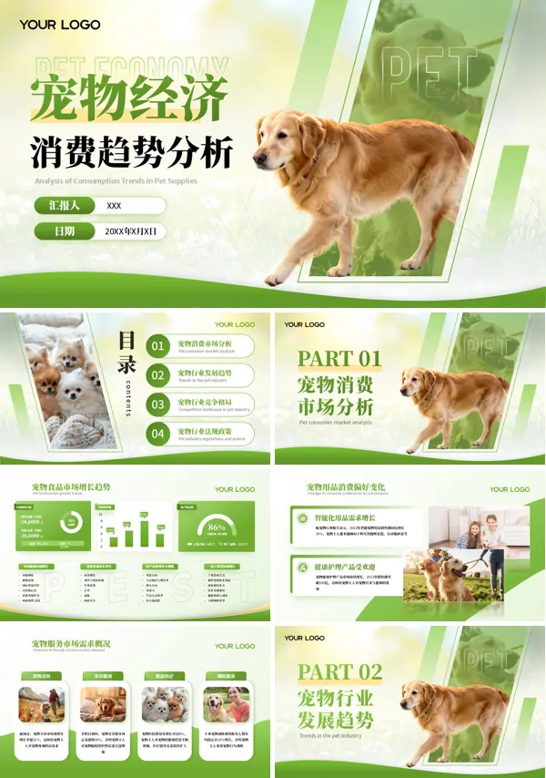 宠物经济规模与消费趋势分析PPT课件含讲稿