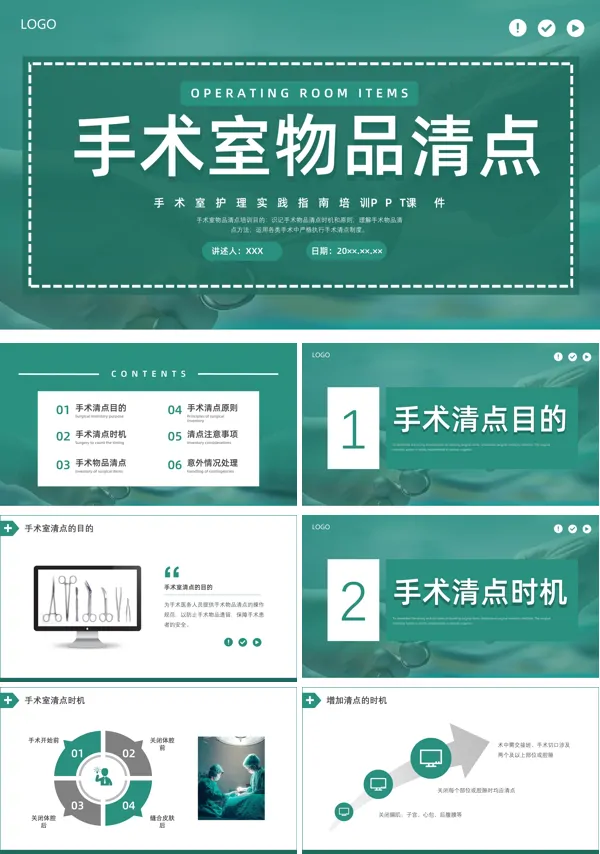 手术物品清点PPT优质课件
