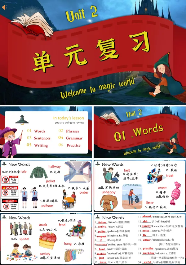 七年级英语下册Unit2单元复习课件PPT课件