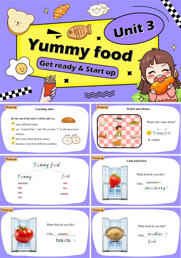 外研三年级英语下册Unit3 第1课时Get ready Start up PPT课件含教案