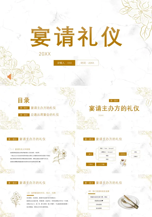 宴请礼仪文明礼仪培训PPT课件