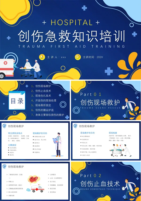 创伤急救知识培训PPT