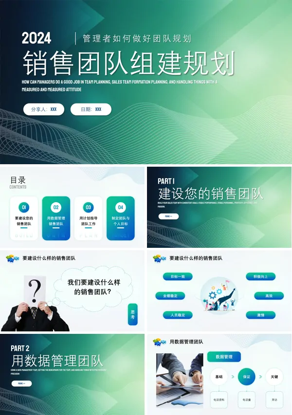 销售团队组建规划管理PPT
