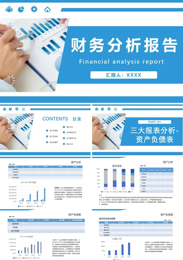 财务分析报告范文ppt