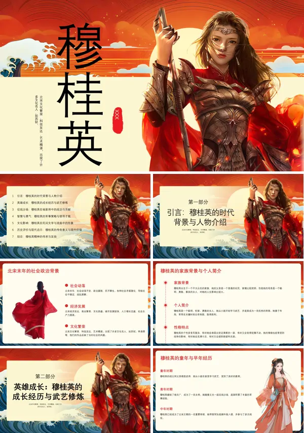 穆桂英介绍课件PPT