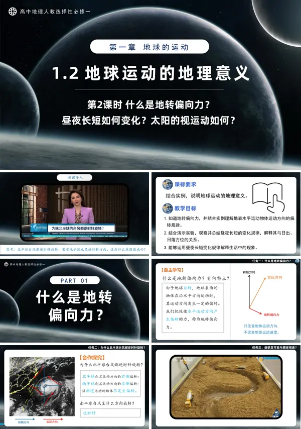 高中地理人教选择性必修一1.2地球运动的地理意义第2课时PPT课件含教案