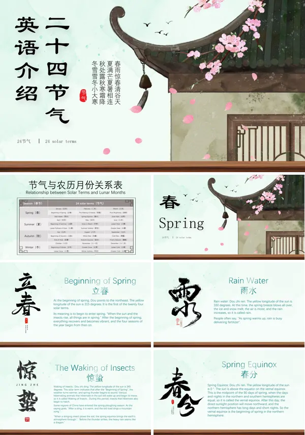 24节气英文介绍ppt课件