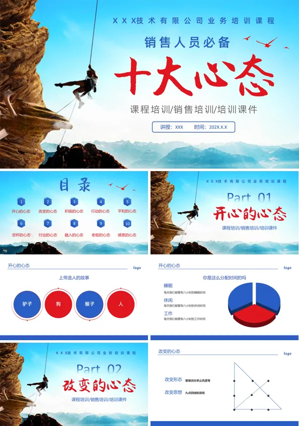 销售人员必备十大心态ppt课件