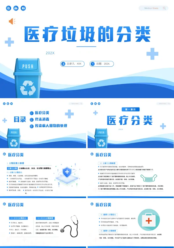 医疗垃圾的分类及处理培训讲座PPT课件