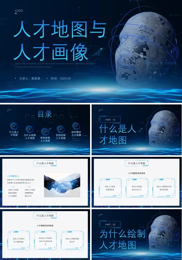 人才地图与人才画像PPT
