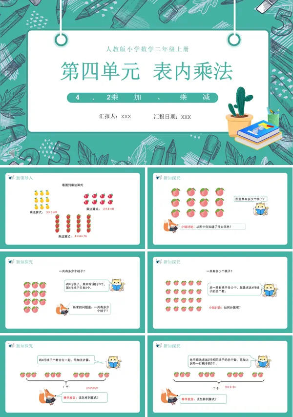 乘加乘减小学数学PPT课件