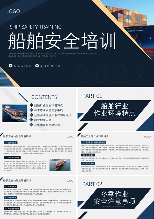 船舶安全培训课件PPT