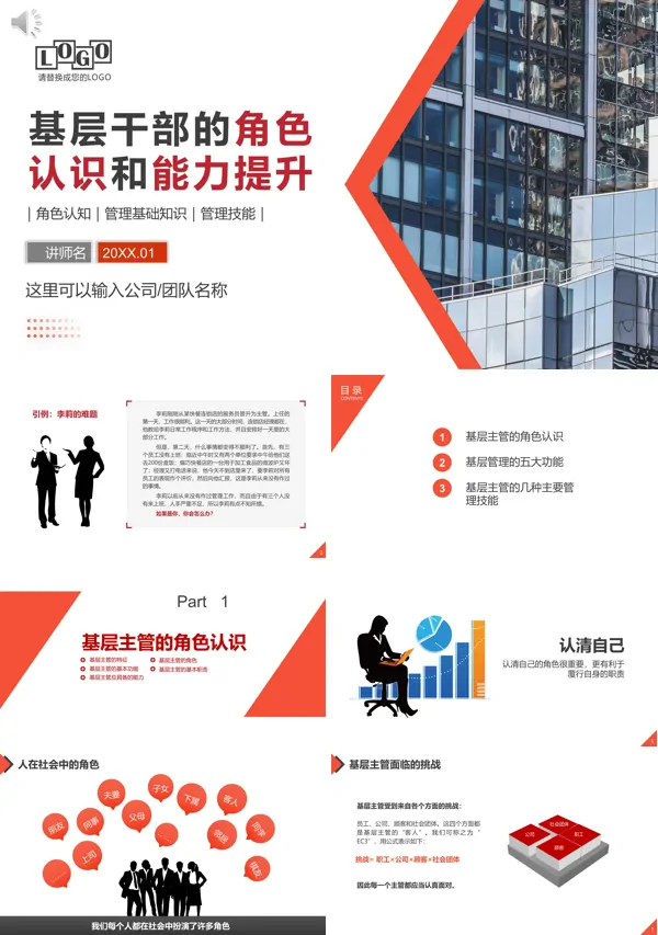 基层领导干部工作能力管理能力提升培训课件PPT含讲稿