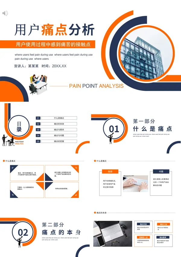 客户痛点分析案例PPT课件