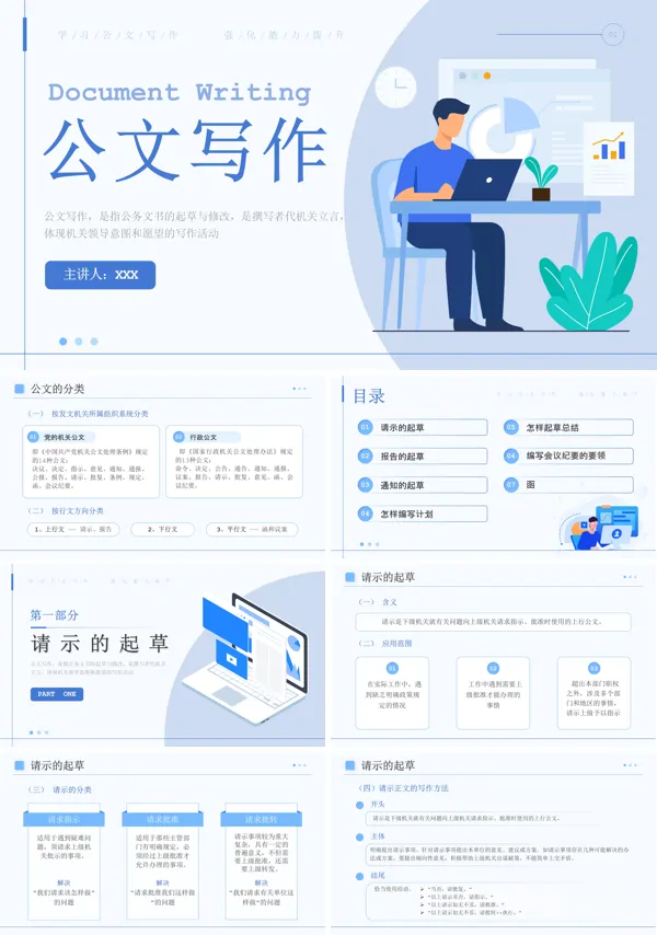 企业公文写作企业常用公文写作技巧PPT课件