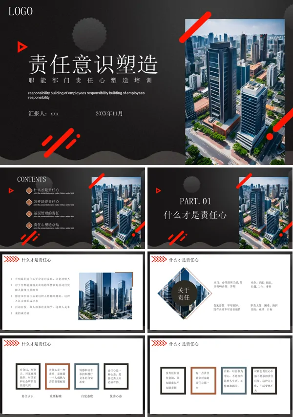 职能部门责任意识塑造培训PPT含讲稿
