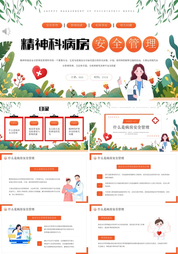 精神科病房安全管理完整ppt课件