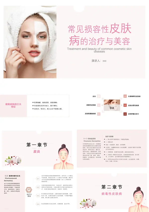 常见损容性皮肤病的治疗与美容培训PPT