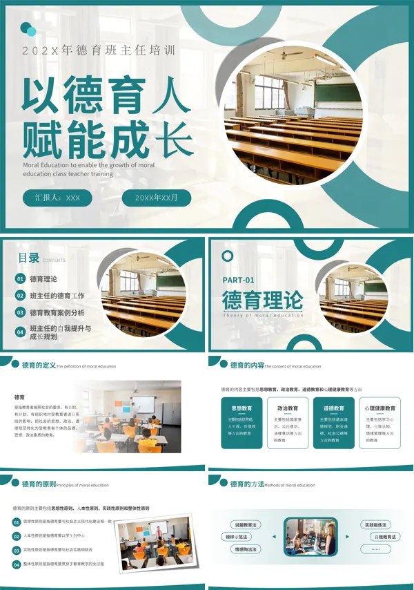 班主任德育工作培训ppt课件