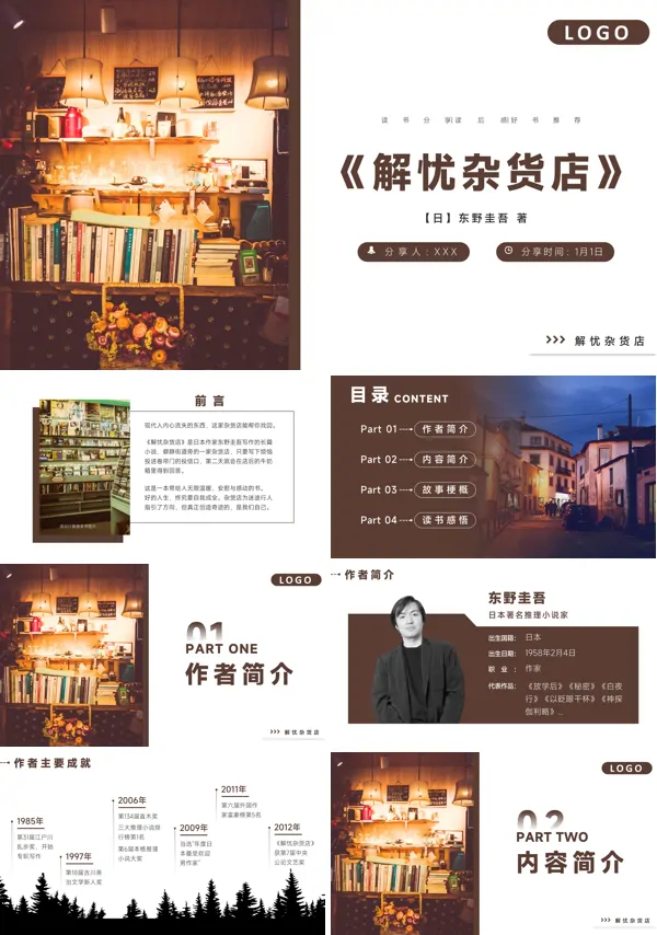 《解忧杂货店》读书分享PPT课件